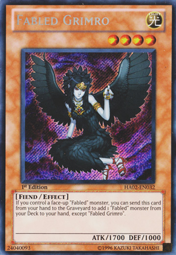 Fabled Grimro [HA02-EN032] Secret Rare | Jomio and Rueliete's Cards and Comics