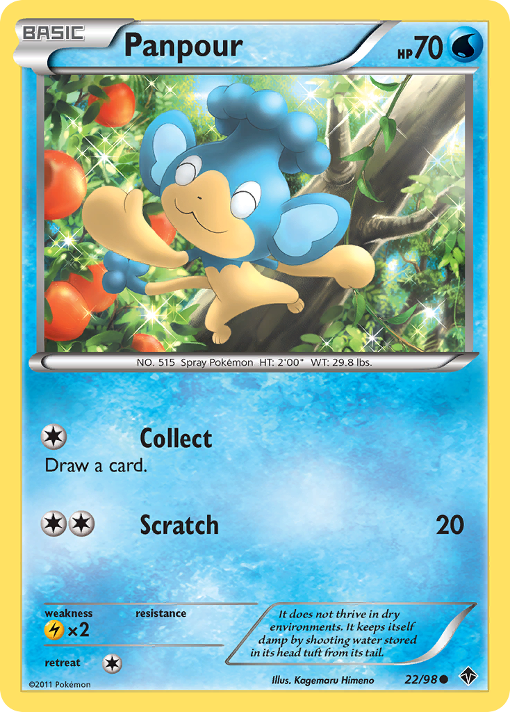 Panpour (22/98) [Black & White: Emerging Powers] | Jomio and Rueliete's Cards and Comics