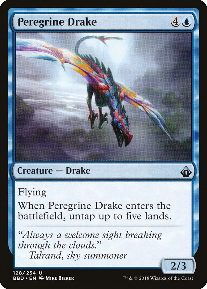 Peregrine Drake [Battlebond] | Jomio and Rueliete's Cards and Comics