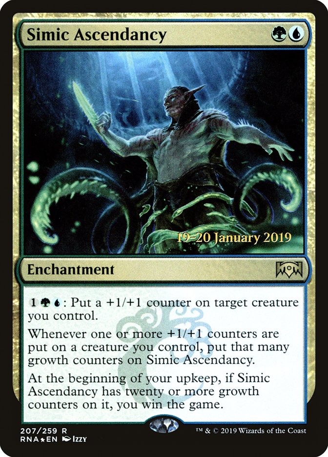 Simic Ascendancy [Ravnica Allegiance Prerelease Promos] | Jomio and Rueliete's Cards and Comics