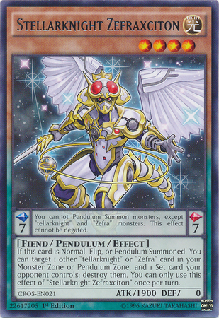 Stellarknight Zefraxciton [CROS-EN021] Rare | Jomio and Rueliete's Cards and Comics