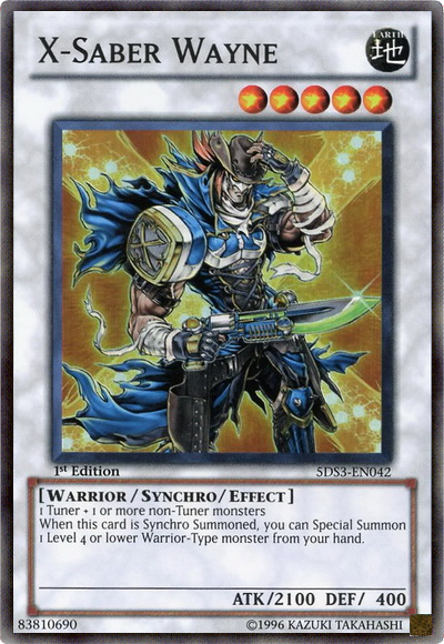 X-Saber Wayne [5DS3-EN042] Super Rare | Jomio and Rueliete's Cards and Comics