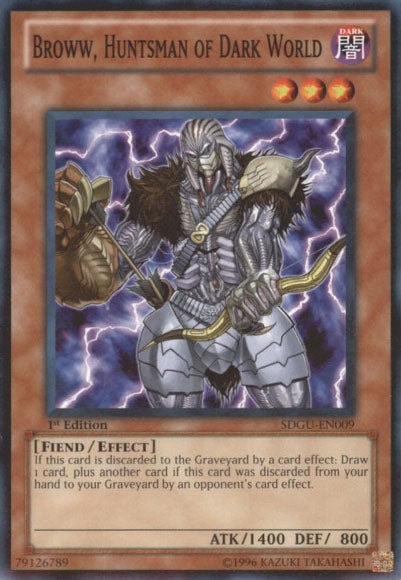 Broww, Huntsman of Dark World [SDGU-EN009] Common | Jomio and Rueliete's Cards and Comics