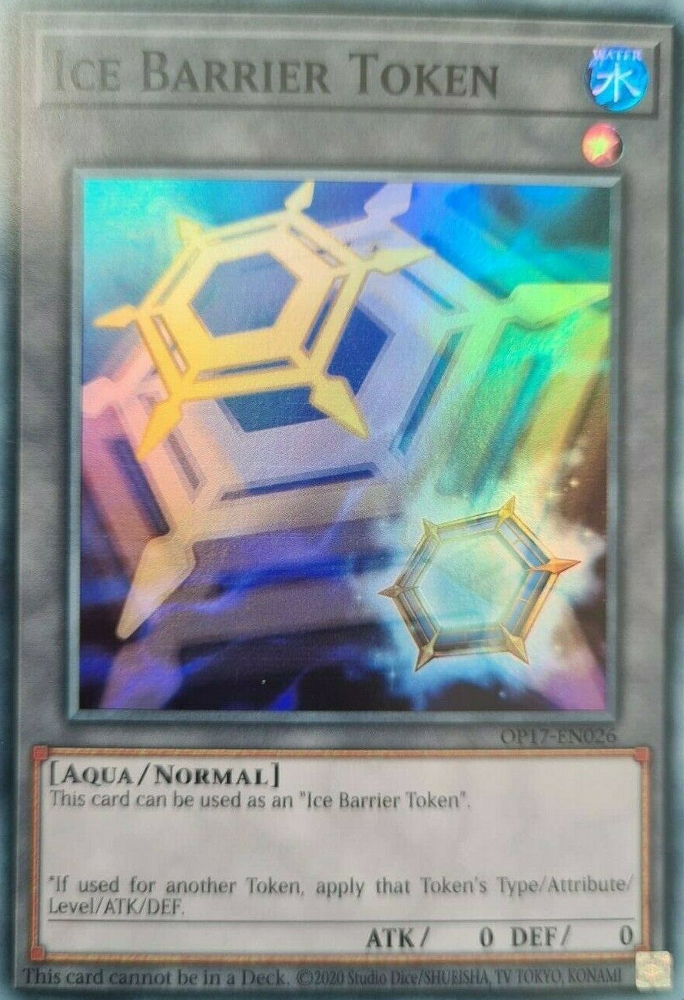 Ice Barrier Token [OP17-EN026] Super Rare | Jomio and Rueliete's Cards and Comics