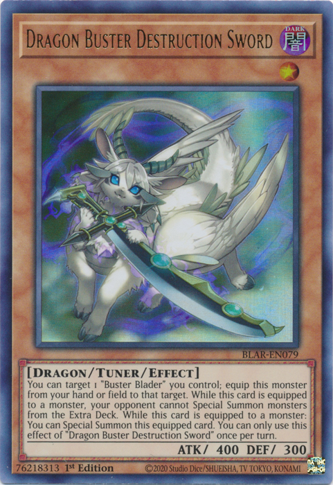 Dragon Buster Destruction Sword [BLAR-EN079] Ultra Rare | Jomio and Rueliete's Cards and Comics