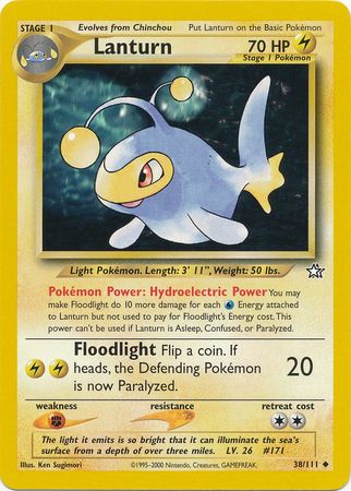 Lanturn (38/111) [Neo Genesis Unlimited] | Jomio and Rueliete's Cards and Comics