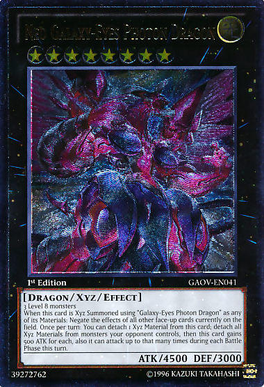 Neo Galaxy-Eyes Photon Dragon (UTR) [GAOV-EN041] Ultimate Rare | Jomio and Rueliete's Cards and Comics