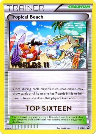 Tropical Beach (BW28) (Top 16) [Black & White: Black Star Promos] | Jomio and Rueliete's Cards and Comics