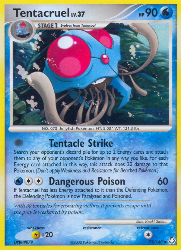 Tentacruel (75/146) [Diamond & Pearl: Legends Awakened] | Jomio and Rueliete's Cards and Comics