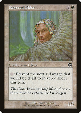 Revered Elder [Mercadian Masques] | Jomio and Rueliete's Cards and Comics