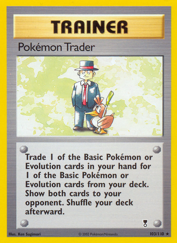 Pokemon Trader (103/110) [Legendary Collection] | Jomio and Rueliete's Cards and Comics