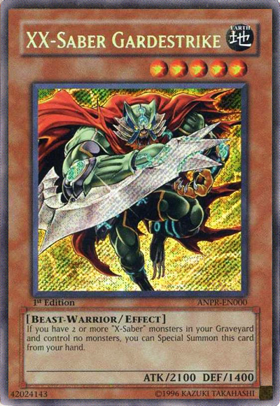 XX-Saber Gardestrike [ANPR-EN000] Secret Rare | Jomio and Rueliete's Cards and Comics