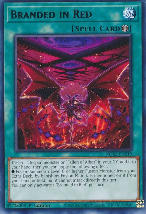 Branded in Red [MP22-EN219] Rare | Jomio and Rueliete's Cards and Comics