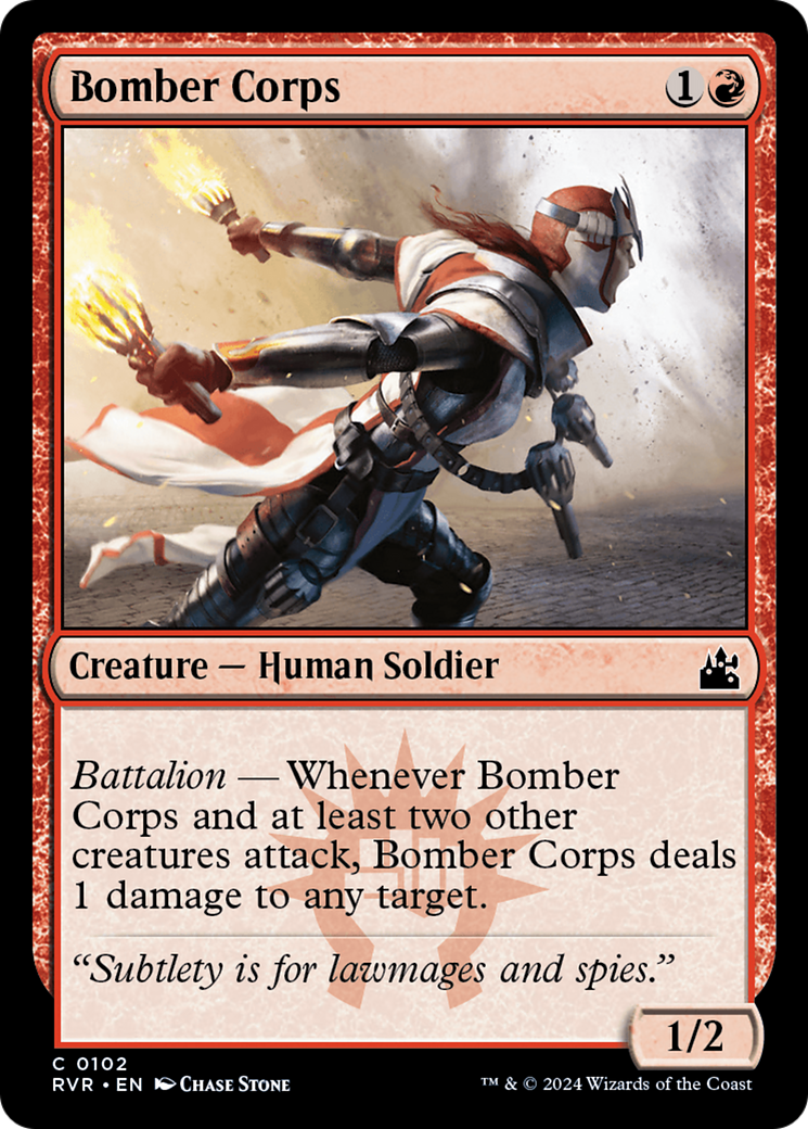 Bomber Corps [Ravnica Remastered] | Jomio and Rueliete's Cards and Comics