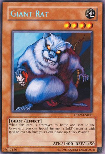 Giant Rat (Blue) [DL09-EN005] Rare | Jomio and Rueliete's Cards and Comics