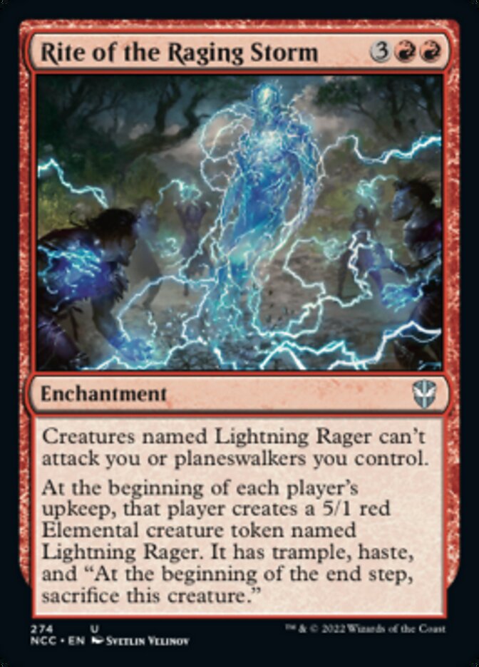 Rite of the Raging Storm [Streets of New Capenna Commander] | Jomio and Rueliete's Cards and Comics