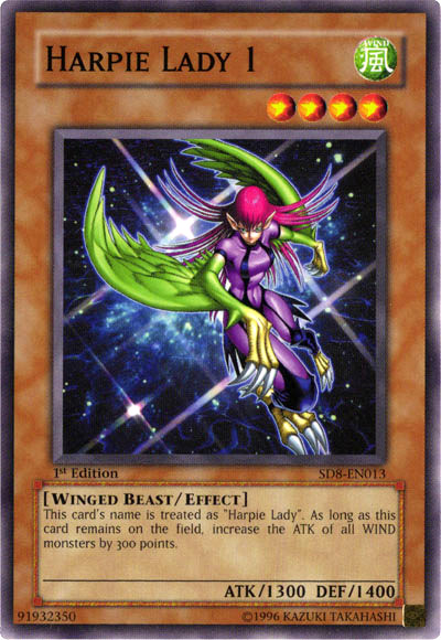 Harpie Lady 1 [SD8-EN013] Common | Jomio and Rueliete's Cards and Comics