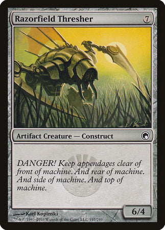 Razorfield Thresher [Scars of Mirrodin] | Jomio and Rueliete's Cards and Comics