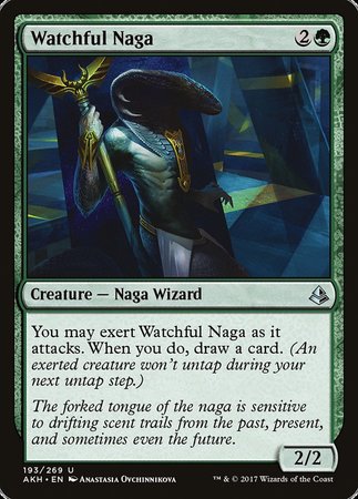 Watchful Naga [Amonkhet] | Jomio and Rueliete's Cards and Comics