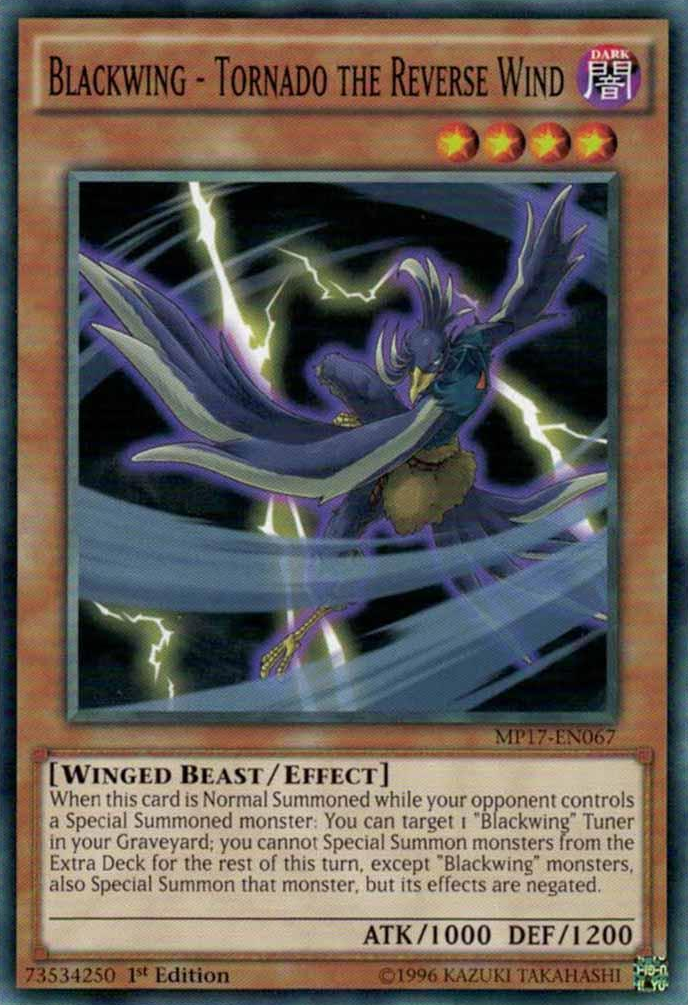 Blackwing - Tornado the Reverse Wind [MP17-EN067] Common | Jomio and Rueliete's Cards and Comics