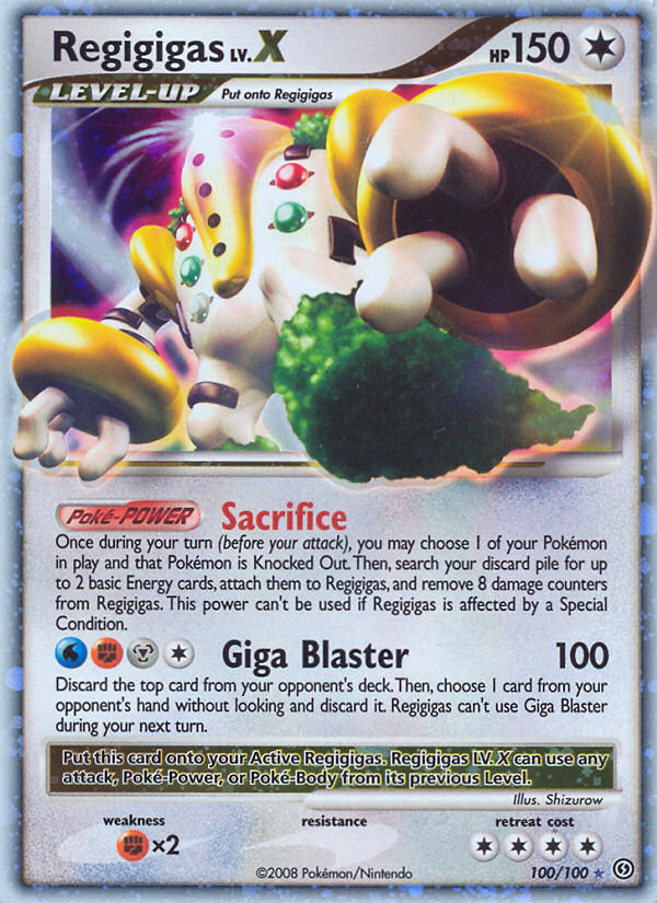 Regigigas LV.X (100/100) [Diamond & Pearl: Stormfront] | Jomio and Rueliete's Cards and Comics
