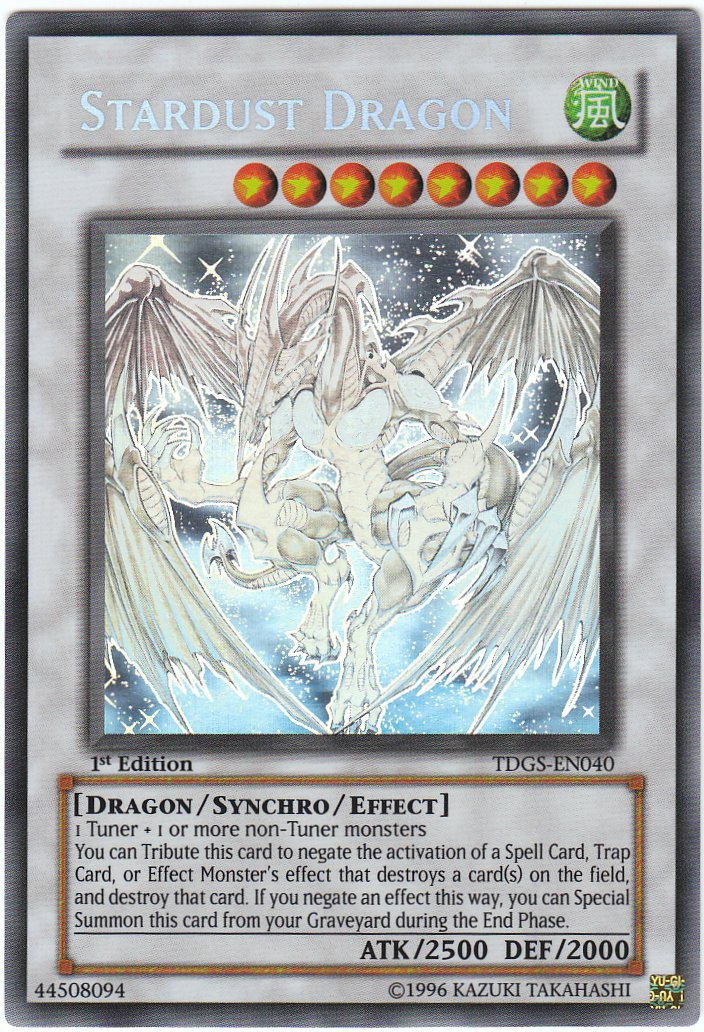 Stardust Dragon (Ghost) [TDGS-EN040] Ghost Rare | Jomio and Rueliete's Cards and Comics