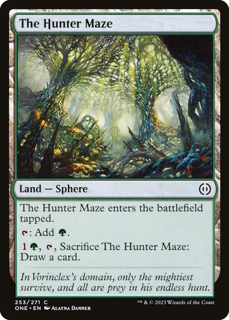 The Hunter Maze [Phyrexia: All Will Be One] | Jomio and Rueliete's Cards and Comics