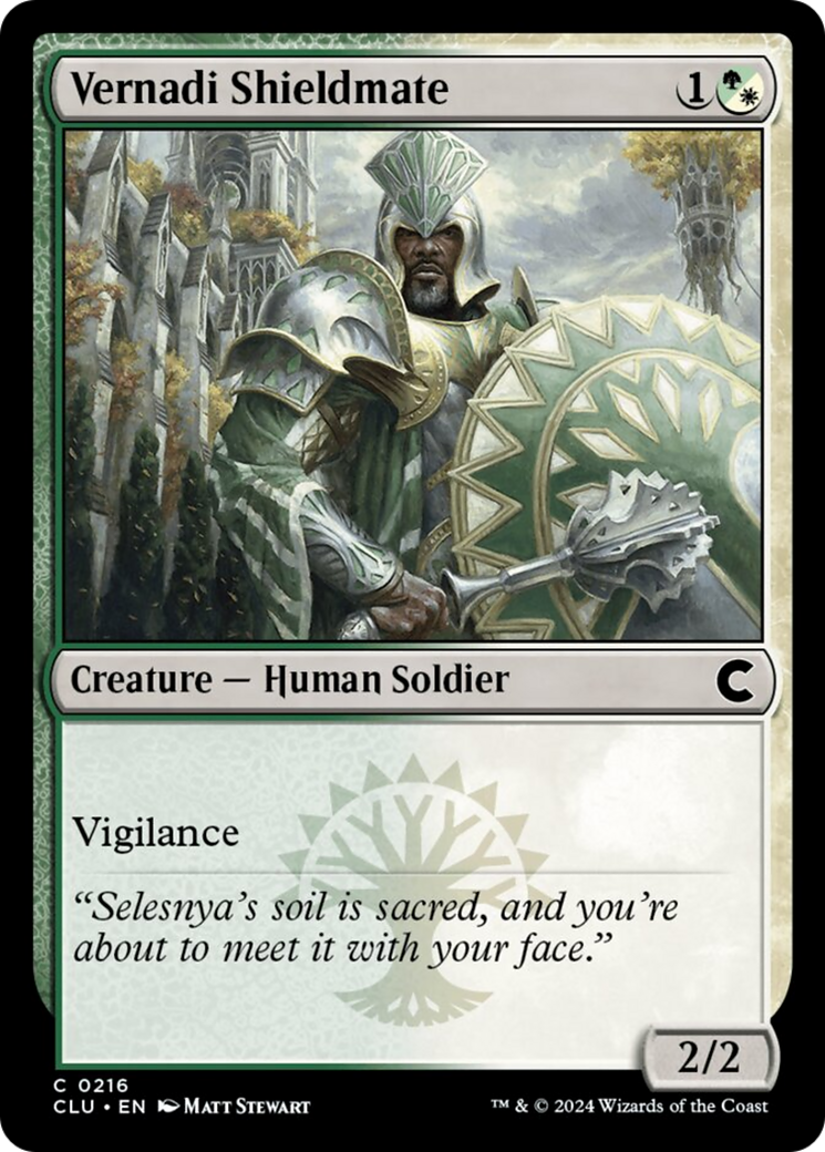Vernadi Shieldmate [Ravnica: Clue Edition] | Jomio and Rueliete's Cards and Comics