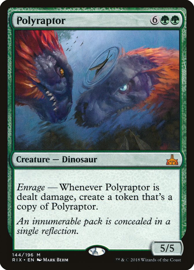 Polyraptor [Rivals of Ixalan] | Jomio and Rueliete's Cards and Comics