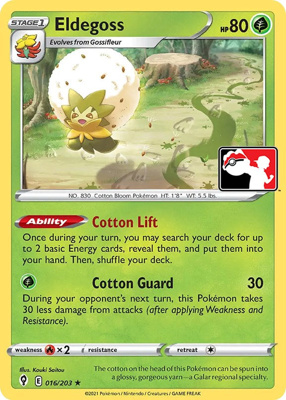 Eldegoss (016/203) [Prize Pack Series One] | Jomio and Rueliete's Cards and Comics