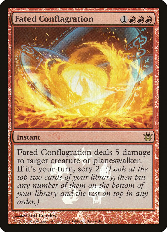 Fated Conflagration (Buy-A-Box) [Born of the Gods Promos] | Jomio and Rueliete's Cards and Comics