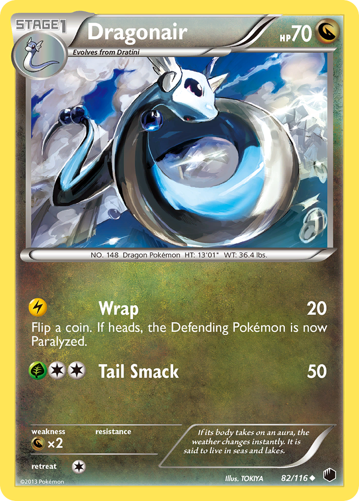 Dragonair (82/116) [Black & White: Plasma Freeze] | Jomio and Rueliete's Cards and Comics