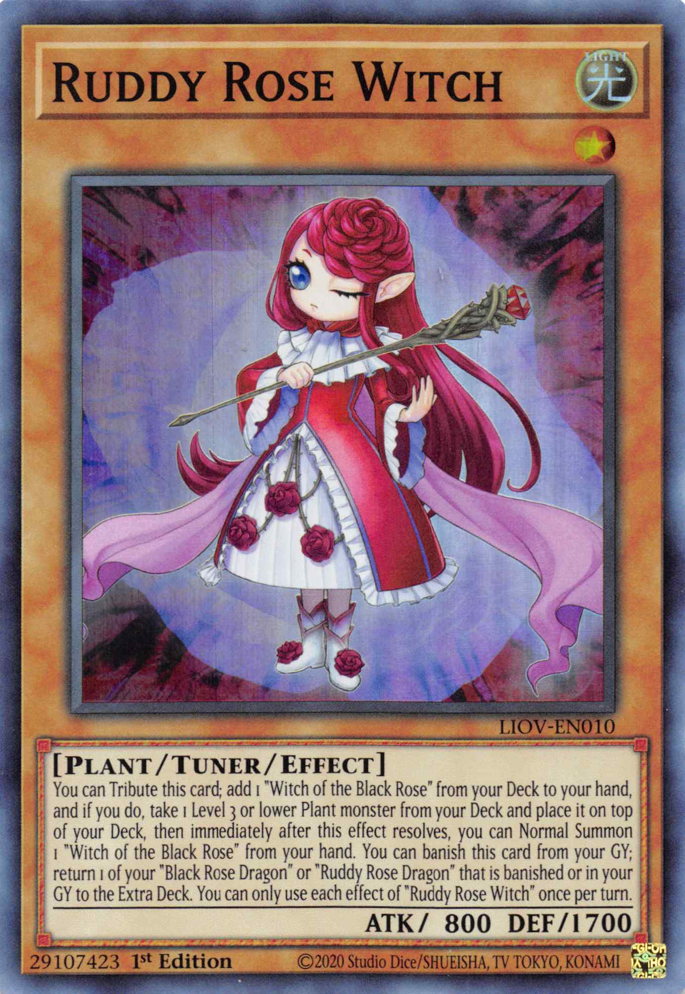 Ruddy Rose Witch [LIOV-EN010] Super Rare | Jomio and Rueliete's Cards and Comics