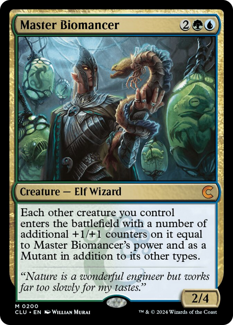 Master Biomancer [Ravnica: Clue Edition] | Jomio and Rueliete's Cards and Comics