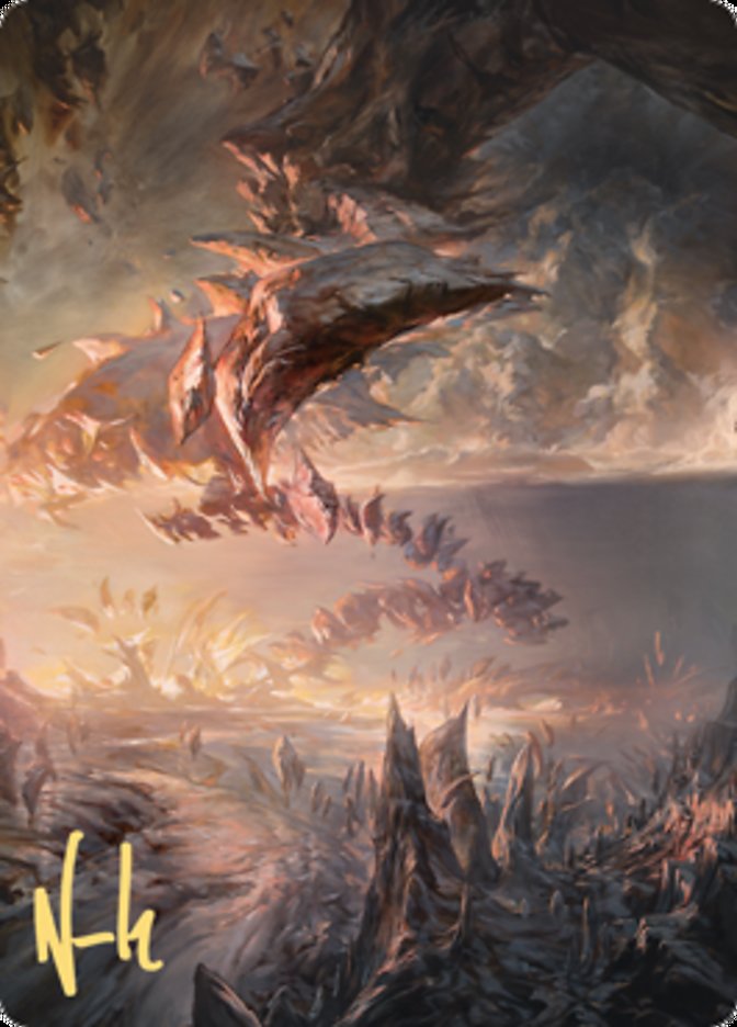 Needleverge Pathway Art Card (Gold-Stamped Signature) [Zendikar Rising Art Series] | Jomio and Rueliete's Cards and Comics