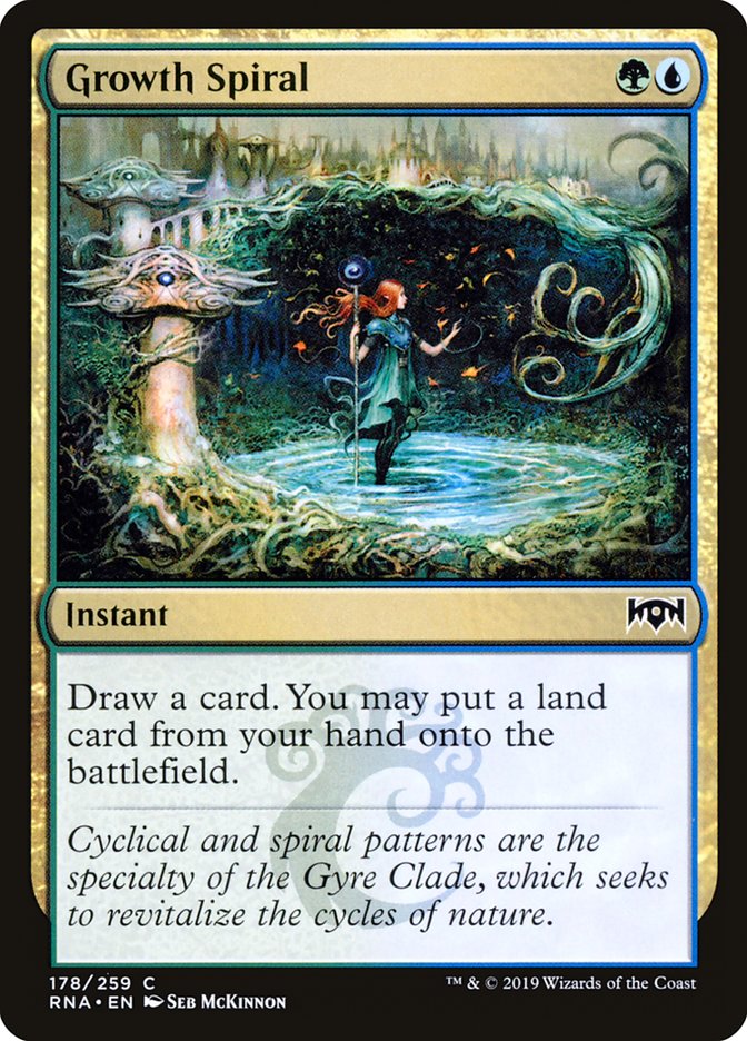 Growth Spiral [Ravnica Allegiance] | Jomio and Rueliete's Cards and Comics