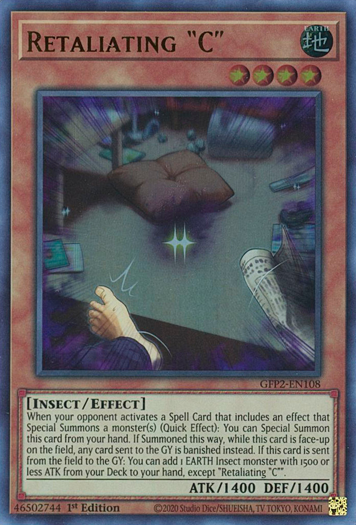 Retaliating C [GFP2-EN108] Ultra Rare | Jomio and Rueliete's Cards and Comics