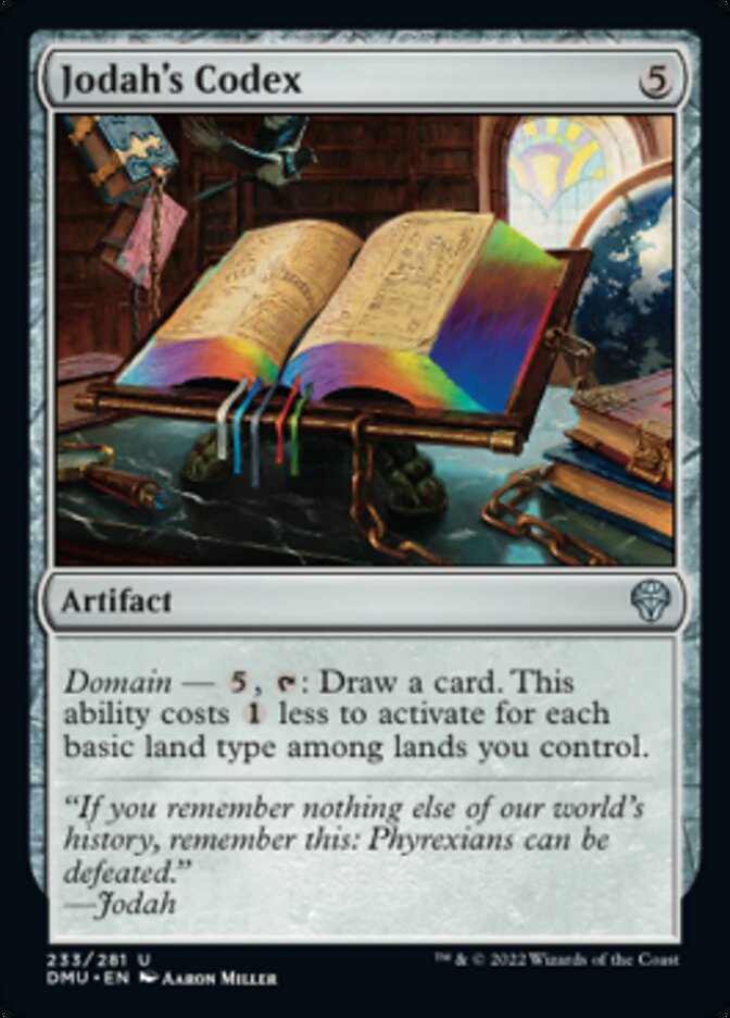 Jodah's Codex [Dominaria United] | Jomio and Rueliete's Cards and Comics