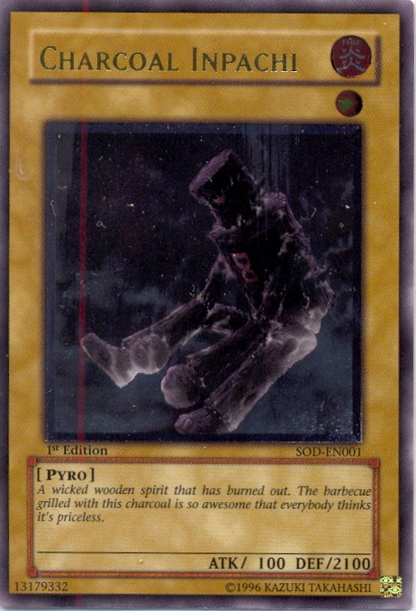 Charcoal Inpachi (UTR) [SOD-EN001] Ultimate Rare | Jomio and Rueliete's Cards and Comics