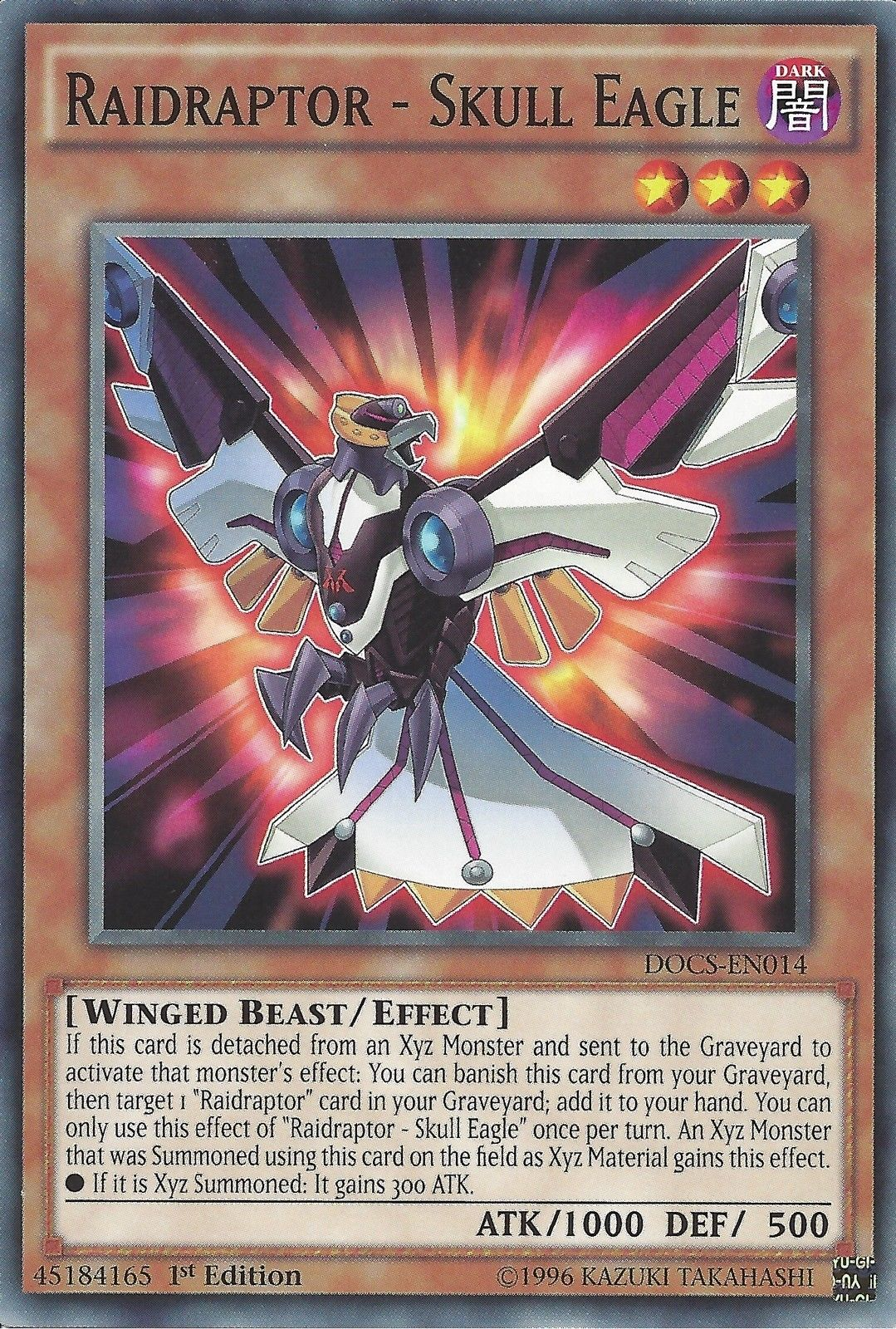 Raidraptor - Skull Eagle [DOCS-EN014] Common | Jomio and Rueliete's Cards and Comics