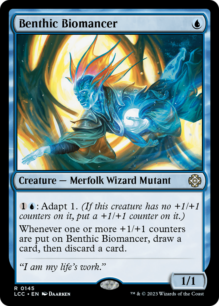 Benthic Biomancer [The Lost Caverns of Ixalan Commander] | Jomio and Rueliete's Cards and Comics