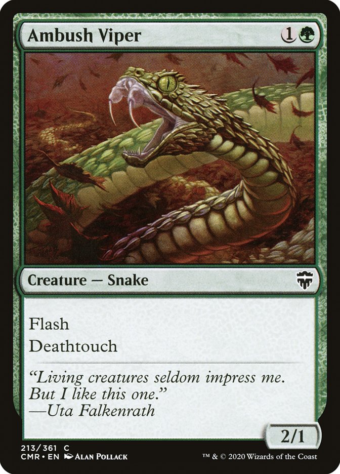 Ambush Viper [Commander Legends] | Jomio and Rueliete's Cards and Comics