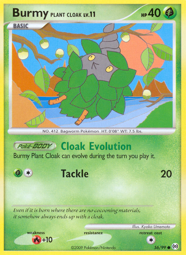 Burmy Plant Cloak (56/99) [Platinum: Arceus] | Jomio and Rueliete's Cards and Comics