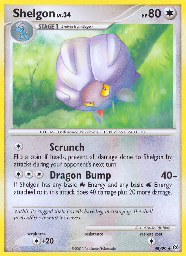 Shelgon (48/99) [Platinum: Arceus] | Jomio and Rueliete's Cards and Comics