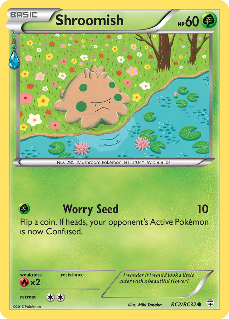 Shroomish (RC2/RC32) [XY: Generations] | Jomio and Rueliete's Cards and Comics