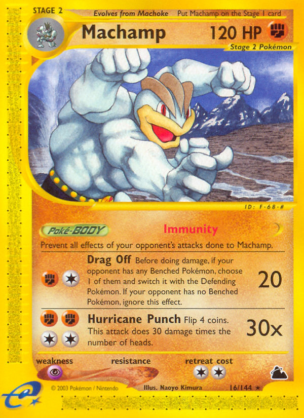Machamp (16/144) [Skyridge] | Jomio and Rueliete's Cards and Comics