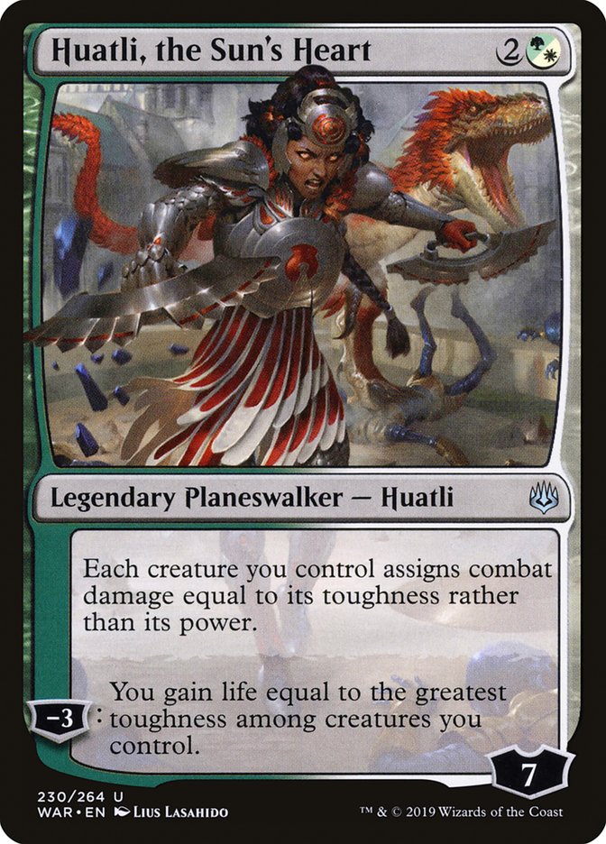 Huatli, the Sun's Heart [War of the Spark] | Jomio and Rueliete's Cards and Comics