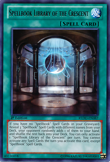 Spellbook Library of the Crescent [REDU-EN087] Rare | Jomio and Rueliete's Cards and Comics