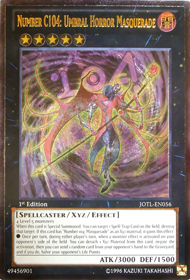 Number C104: Umbral Horror Masquerade (UTR) [JOTL-EN056] Ultimate Rare | Jomio and Rueliete's Cards and Comics