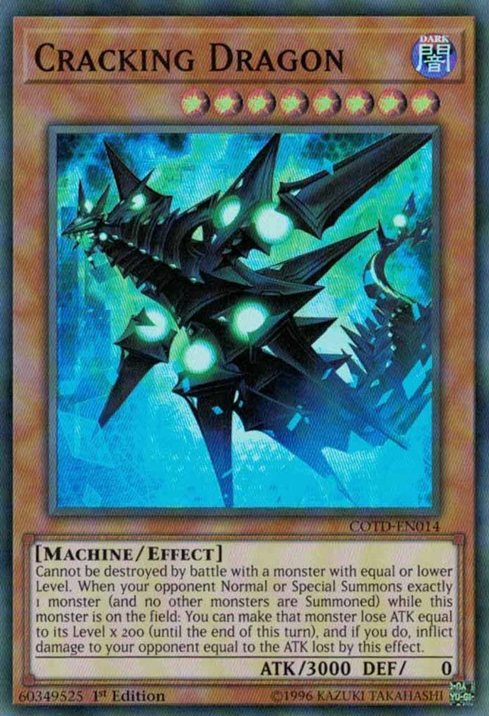 Cracking Dragon [COTD-EN014] Super Rare | Jomio and Rueliete's Cards and Comics